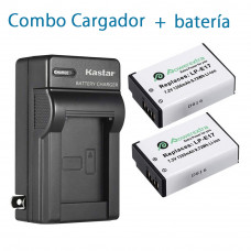 Combo 2 Baterías Recargables Lp E17 + Cargador