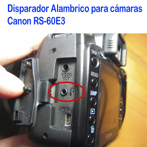 Disparador a Distancia Canon RS-60E3 - Fotomecánica