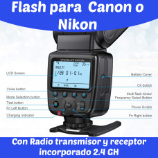 Flash Digital Para Canon O Nikon