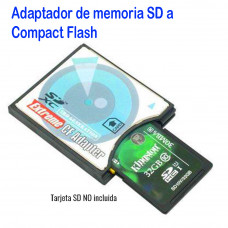 Adaptador de Memoria SD a Compact Flash